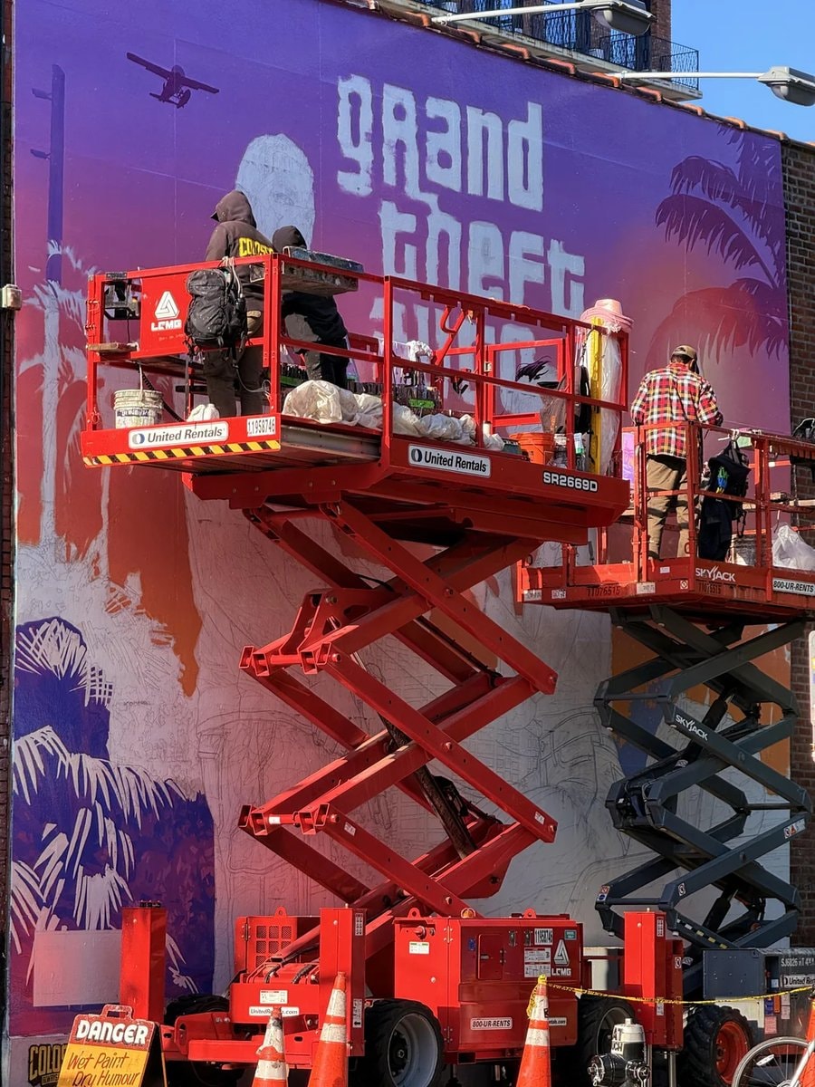 GTA 6 mural in Brooklyn