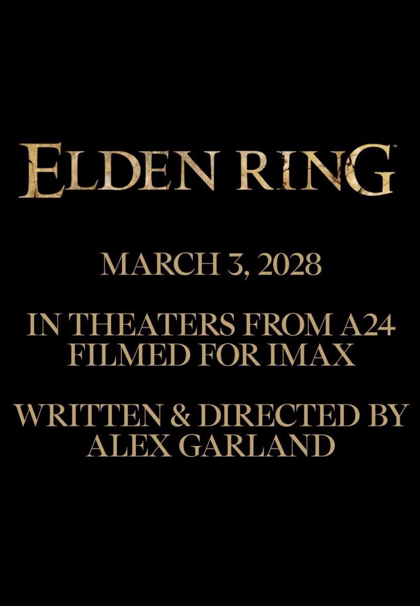 ELDEN RING movie filming wrapped (photo 2 of 2)