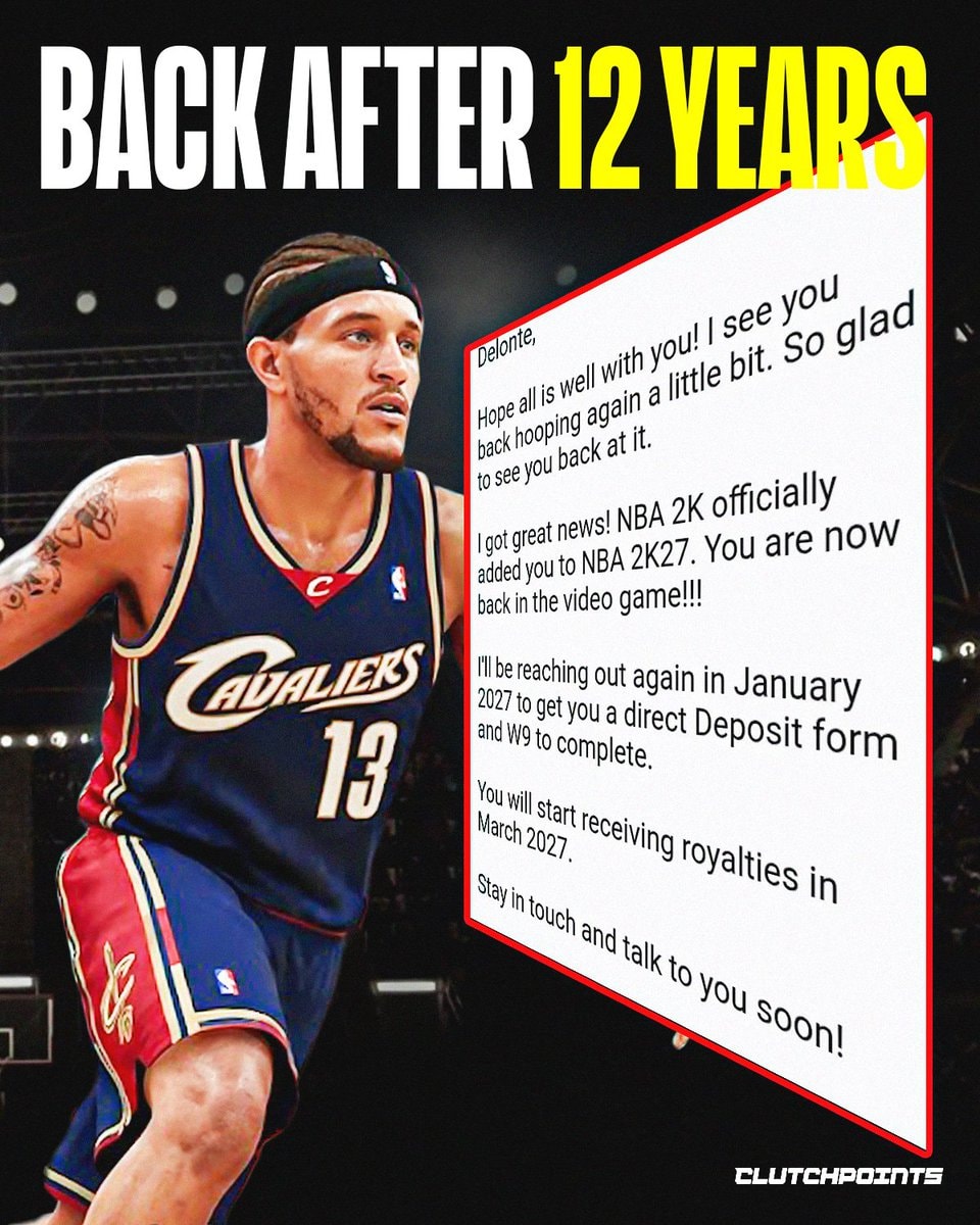 Delonte West in NBA 2K27