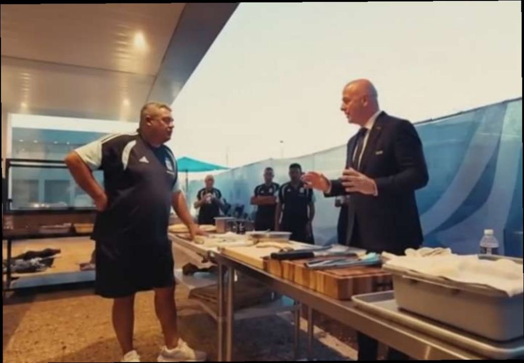 Argentina football president FIFA president meeting