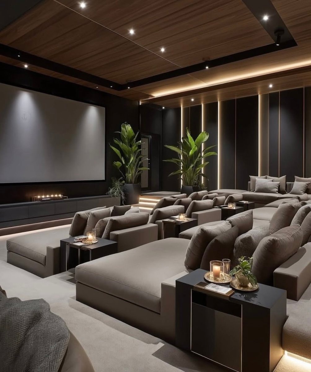 Luxury home cinema design
