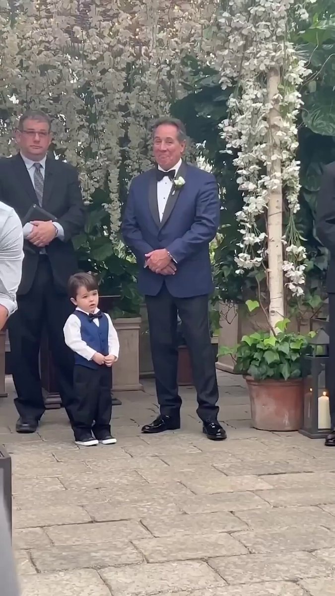toddler realizes bride is mom