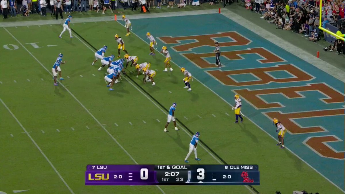 Kewan Lacy first TD Ole Miss
