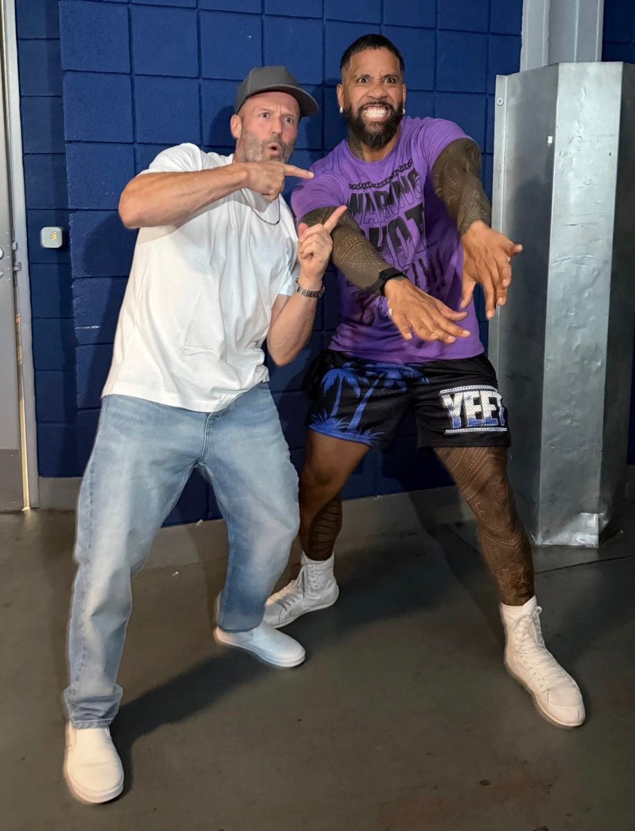 Jey Uso & Jason Statham WWE Raw