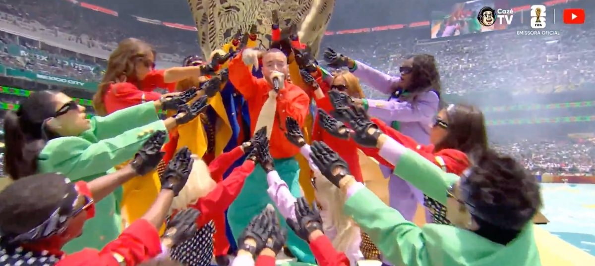 J Balvin FIFA World Cup Mexico opening ceremony (photo 4 of 4)