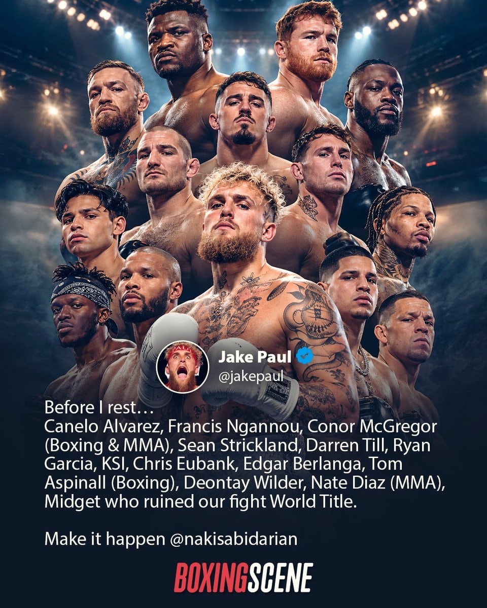 Jake Paul hit list
