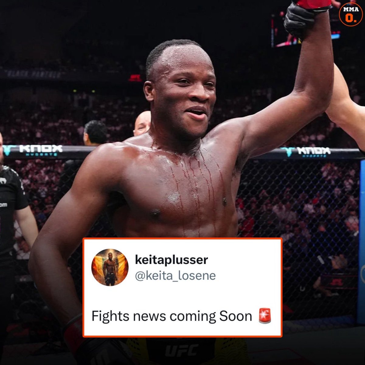 Losene Keita UFC Paris knockout