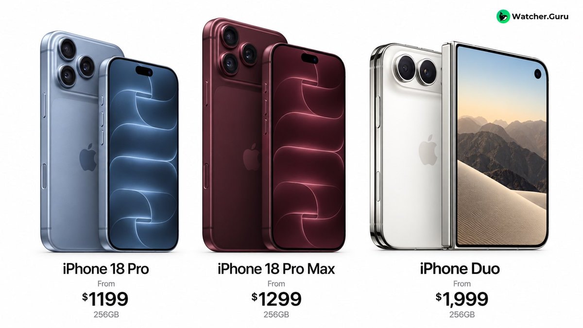 Apple iPhone 18 prices and iPhone Duo foldable Apple iPhone 18 prices and iPhone Duo foldable