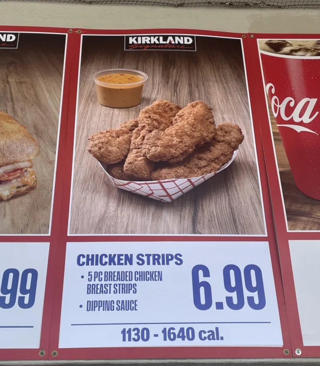 Costco chicken strips $6.99 (photo 1 of 2)