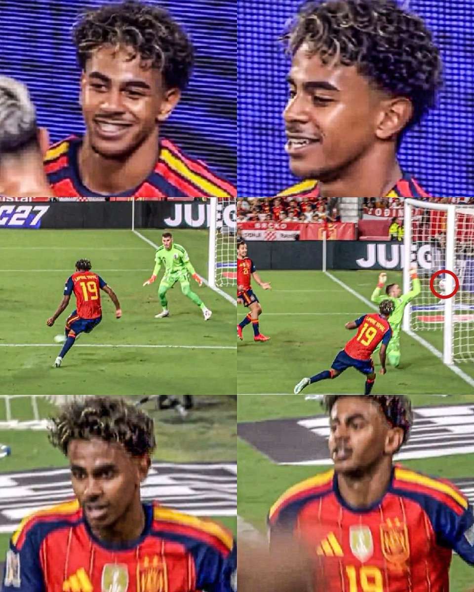 Lamine Yamal brace vs Croatia Nations League
