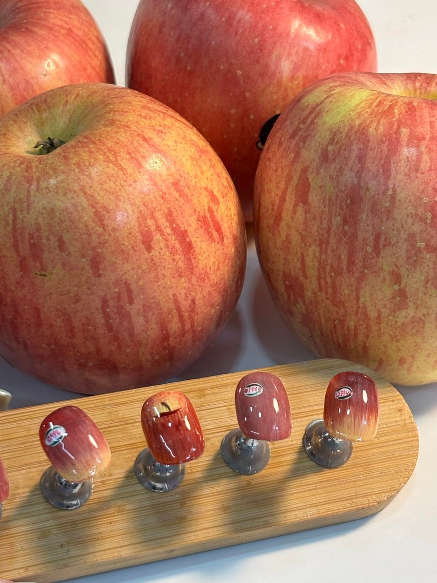 Apple logo nails (photo 2 of 2)