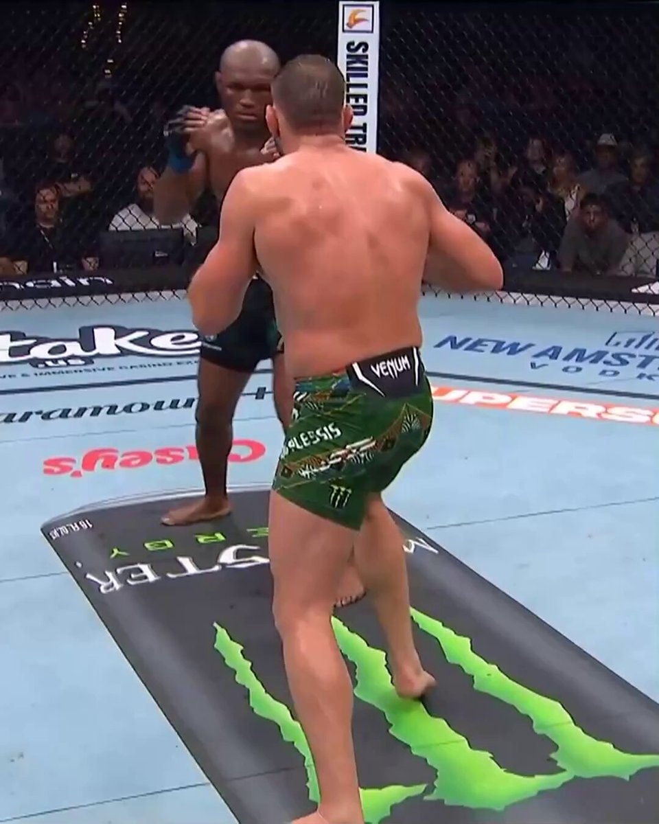 Usman recovery UFC octagon Usman recovery UFC octagon