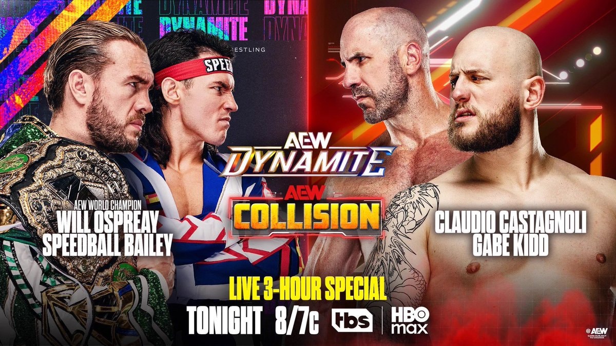 Ospreay Bailey vs Kidd Castagnoli AEW Dynamite