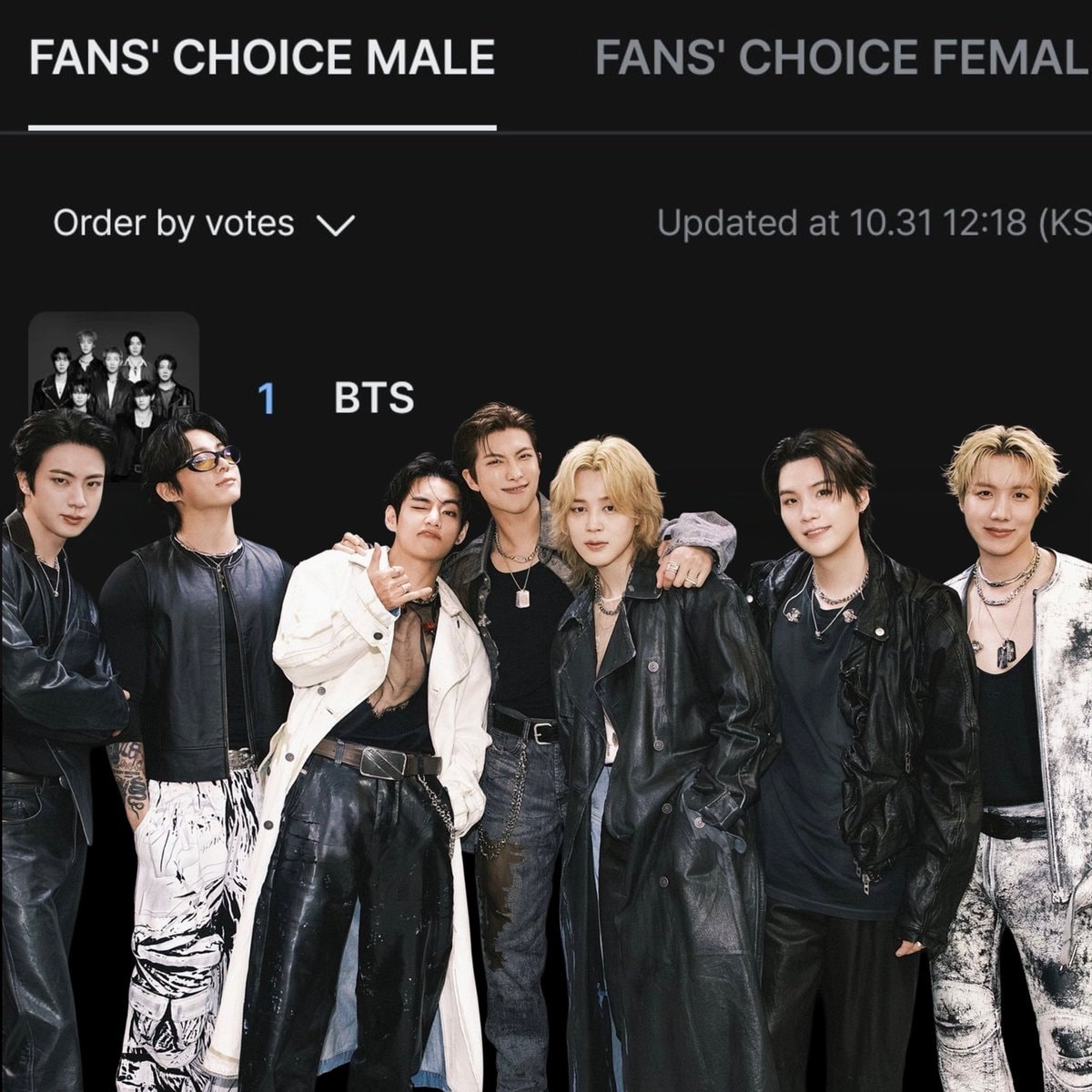 BTS #2026MAMAVOTE #1