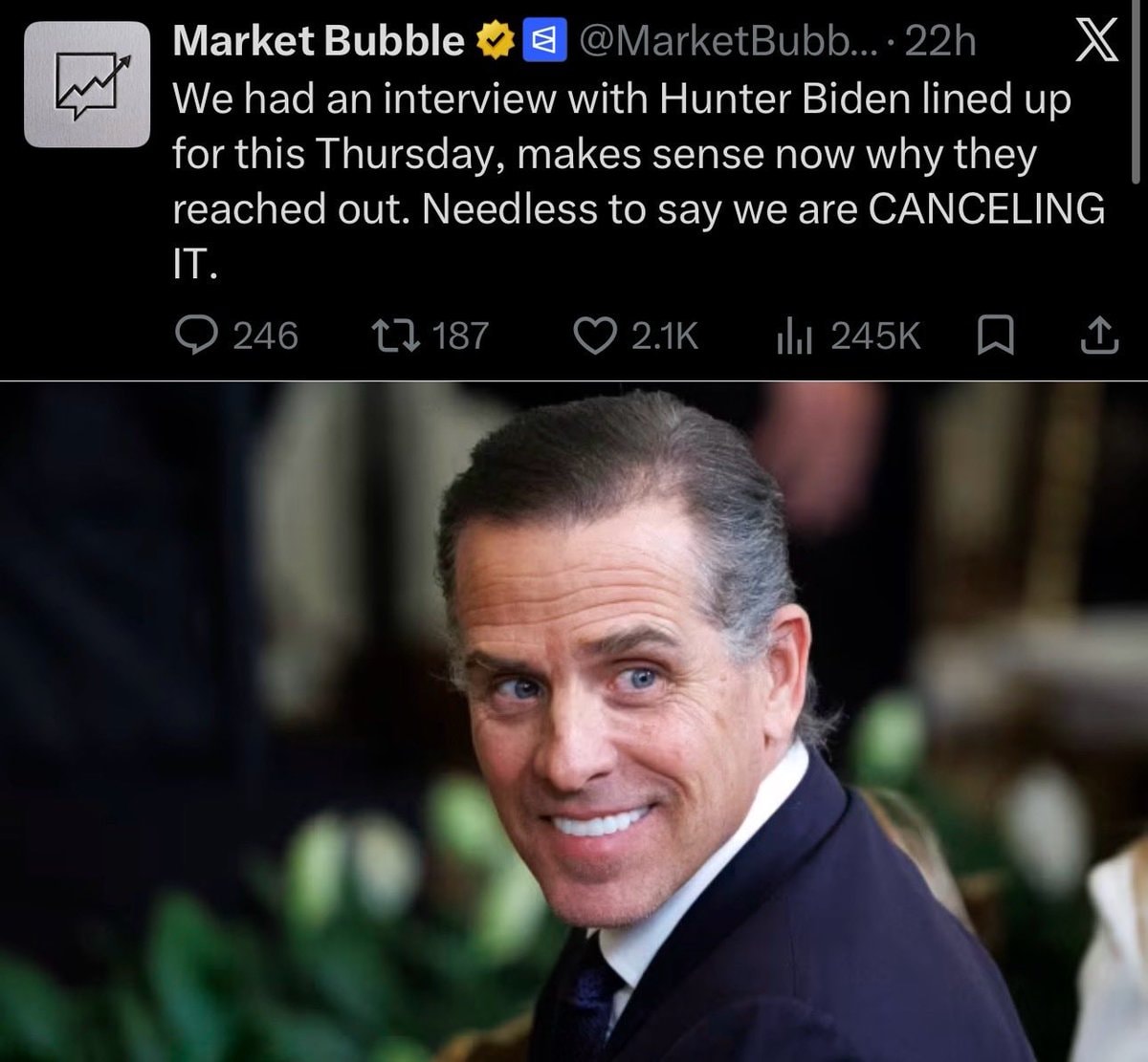 Hunter Biden interview cancelled