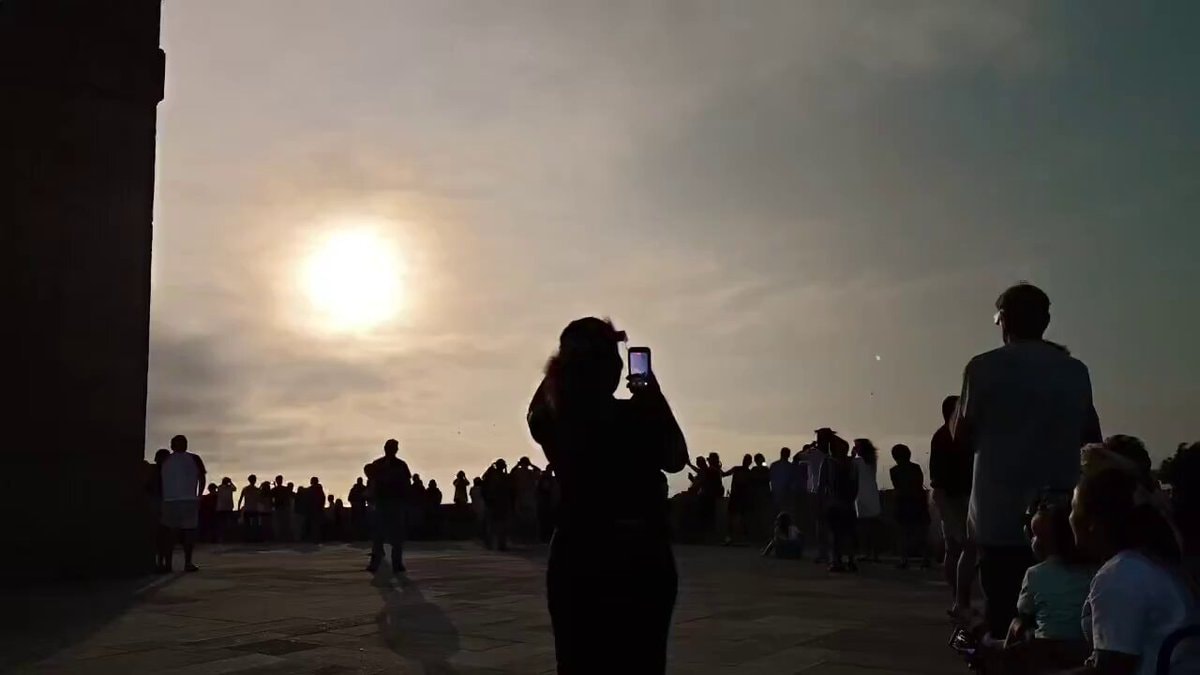 Total solar eclipse Tower of Hercules A Coruña