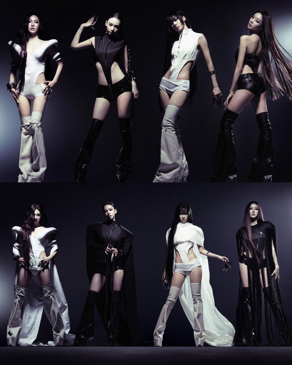 G-DRAGON and aespa single announcement photos (photo 2 of 2)