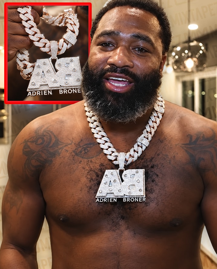 Adrien Broner Miami Cuban link diamond chain