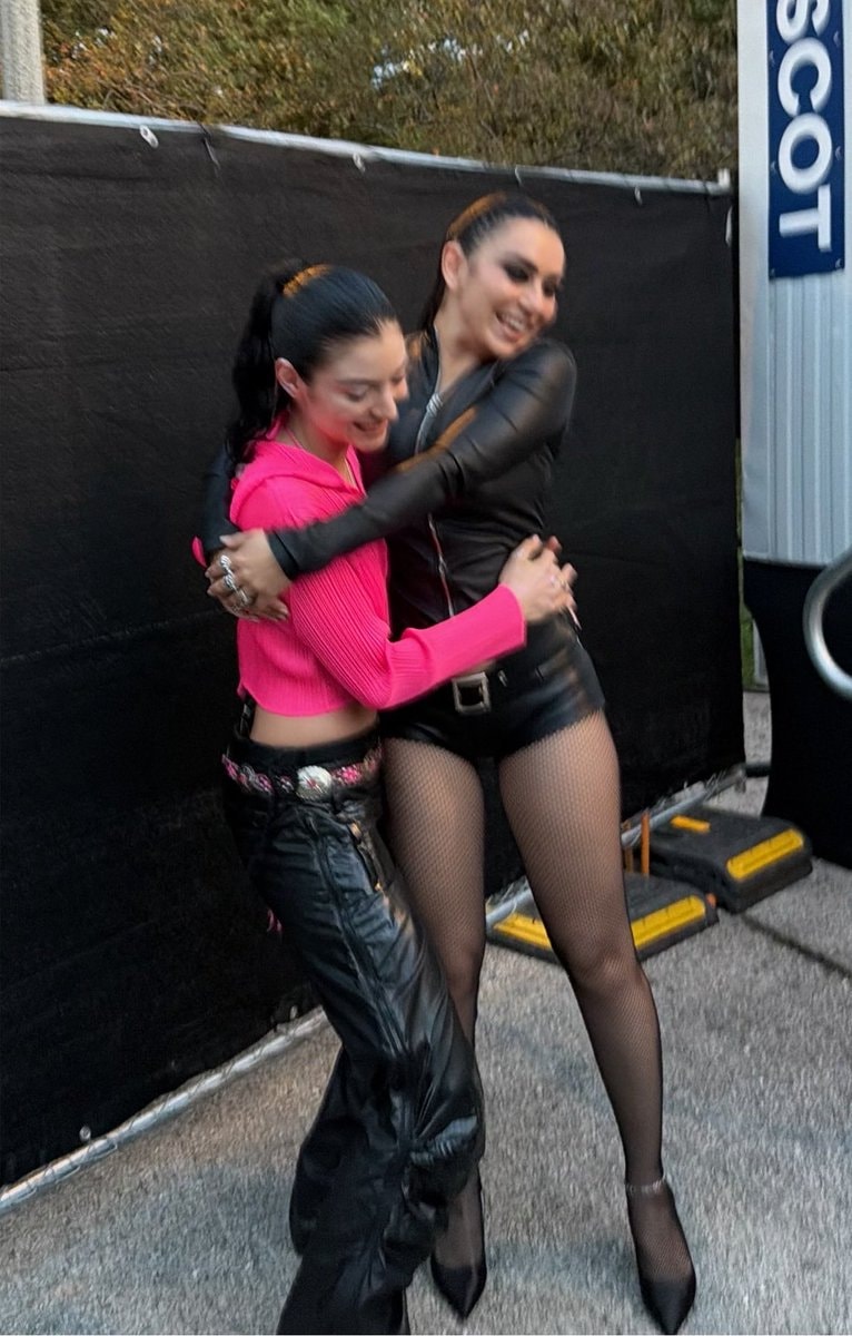 Charli xcx and Lorde at Lollapalooza (photo 1 of 2)