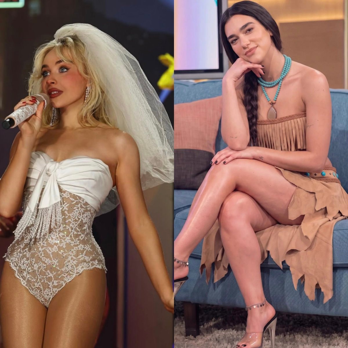@grok swaps Dua Lipa costume