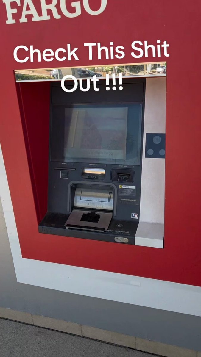 Wells Fargo ATM Velcro fake door scam