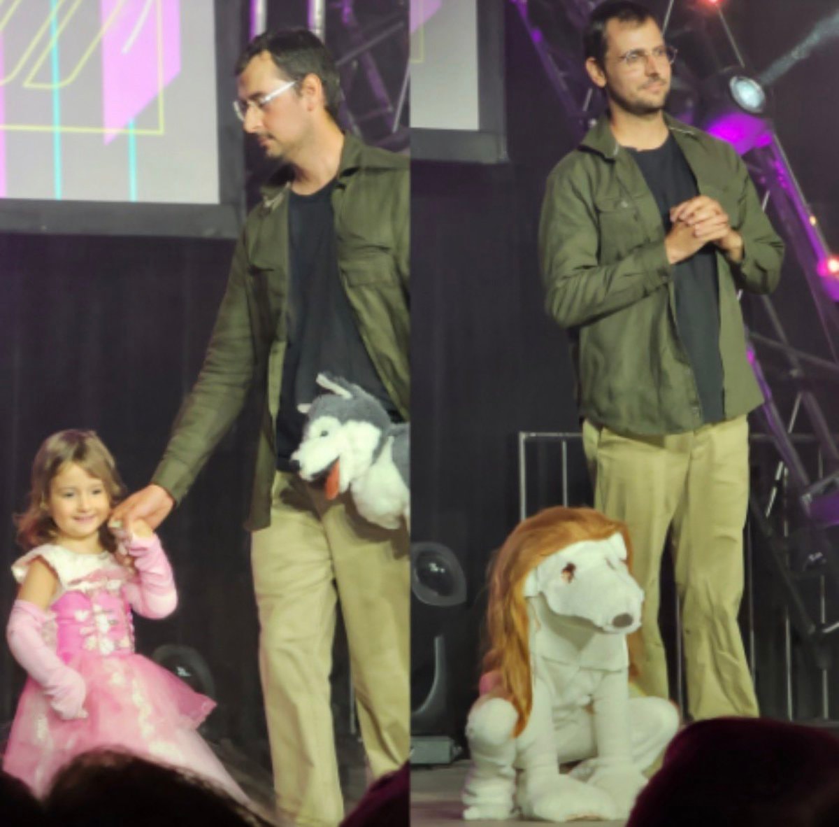 Cosplay stage moment