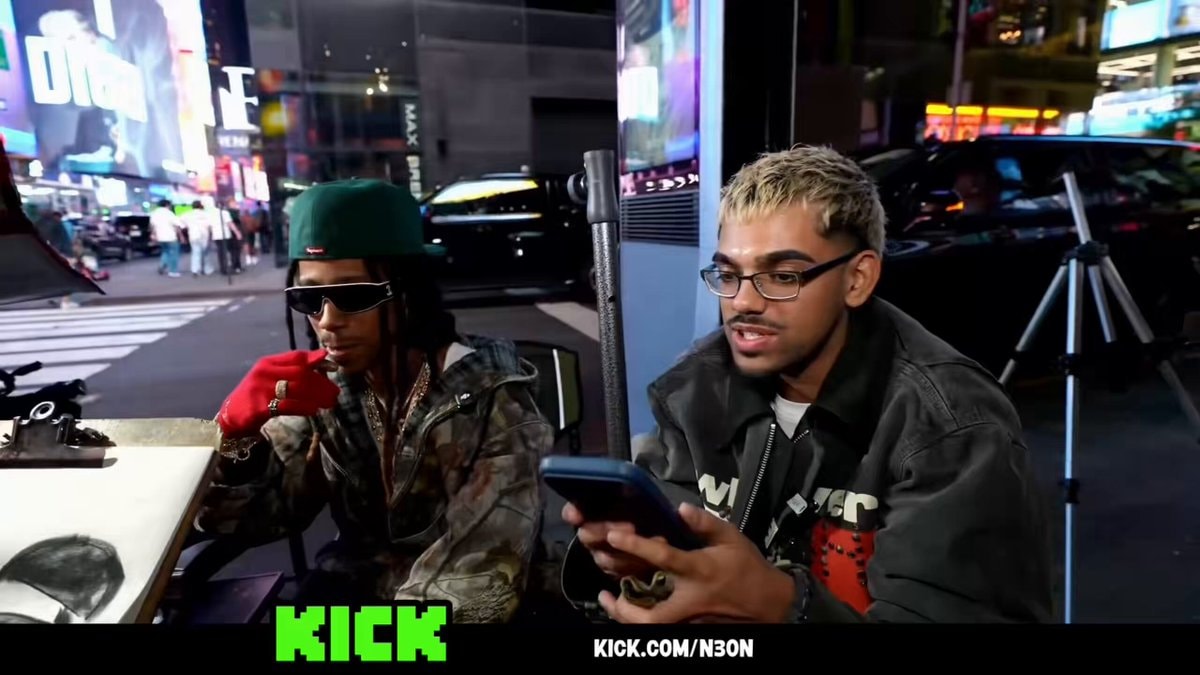 N3ON mocks insult in Times Square N3ON mocks insult in Times Square