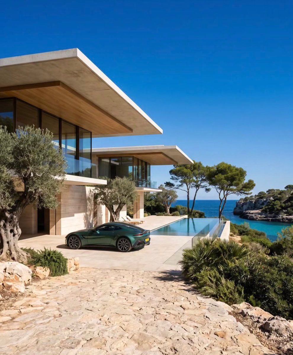 luxury villa with infinity pool (photo 2 of 3)