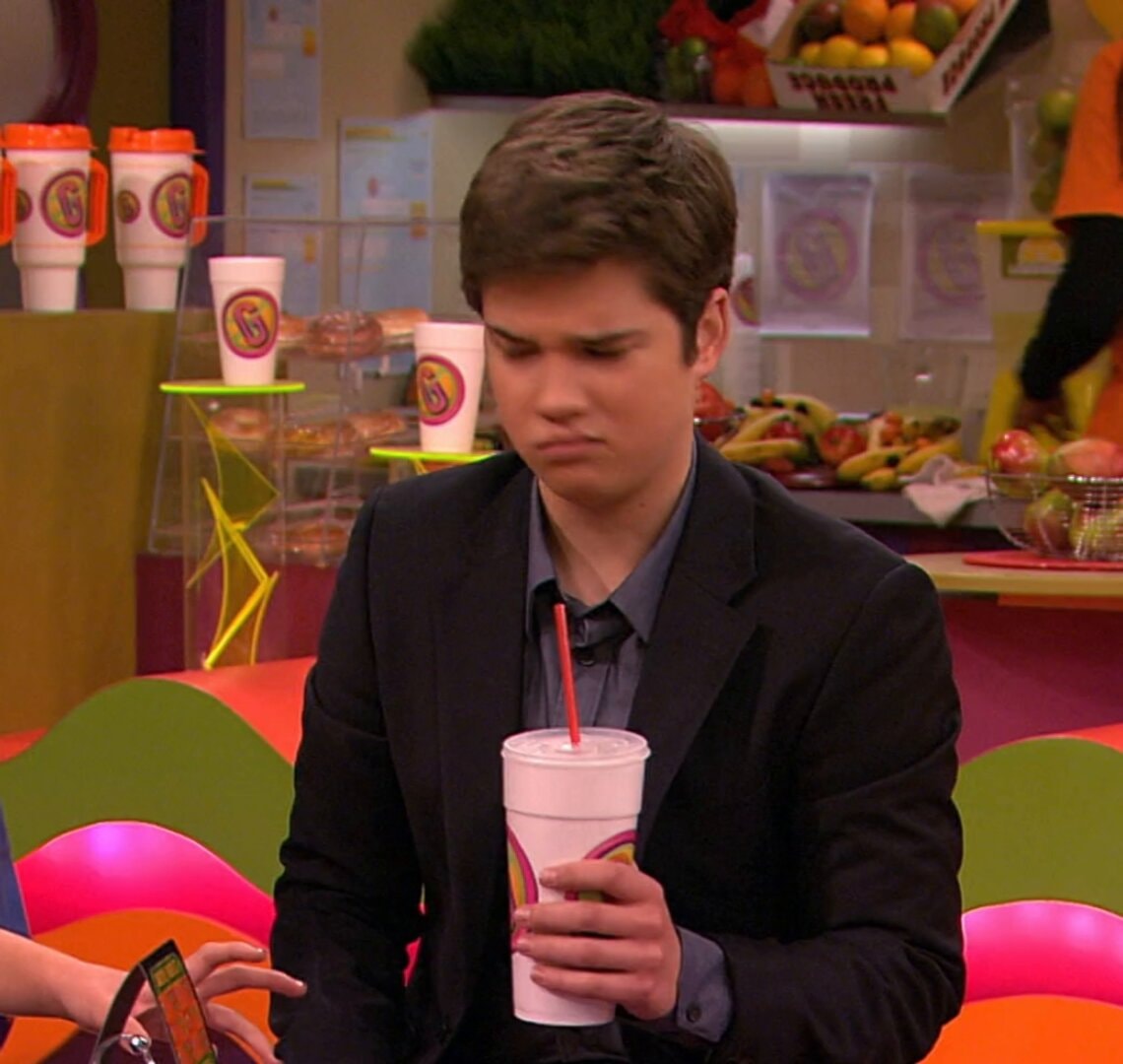 guy disgusted by his drink