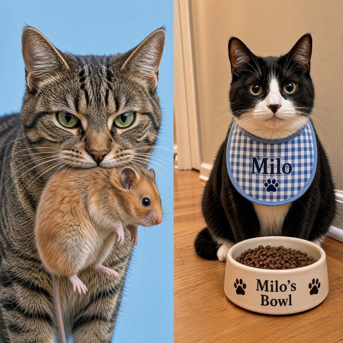 cats back then and cats today
