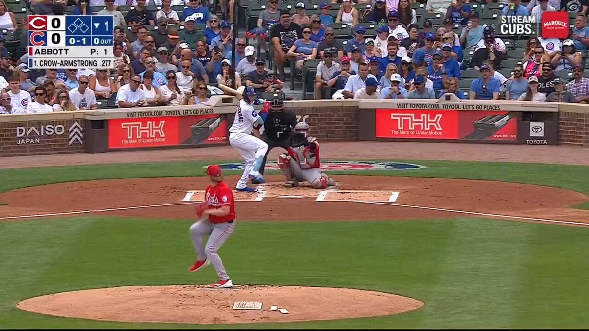 Pete Crow-Armstrong eighth leadoff homer
