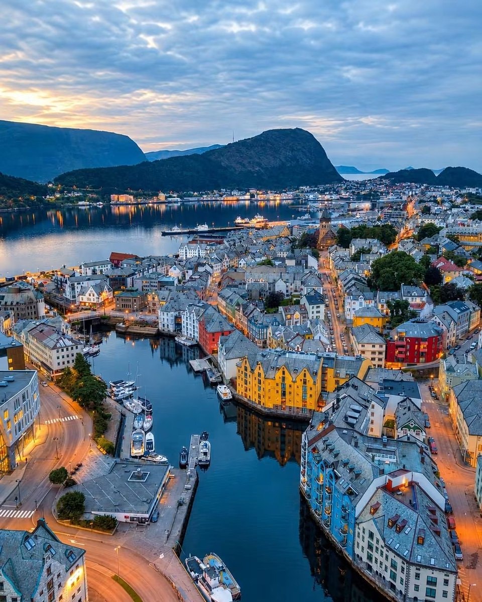 Ålesund Norway cityscape