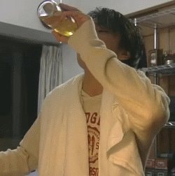 Casual moment with a drink 🍺