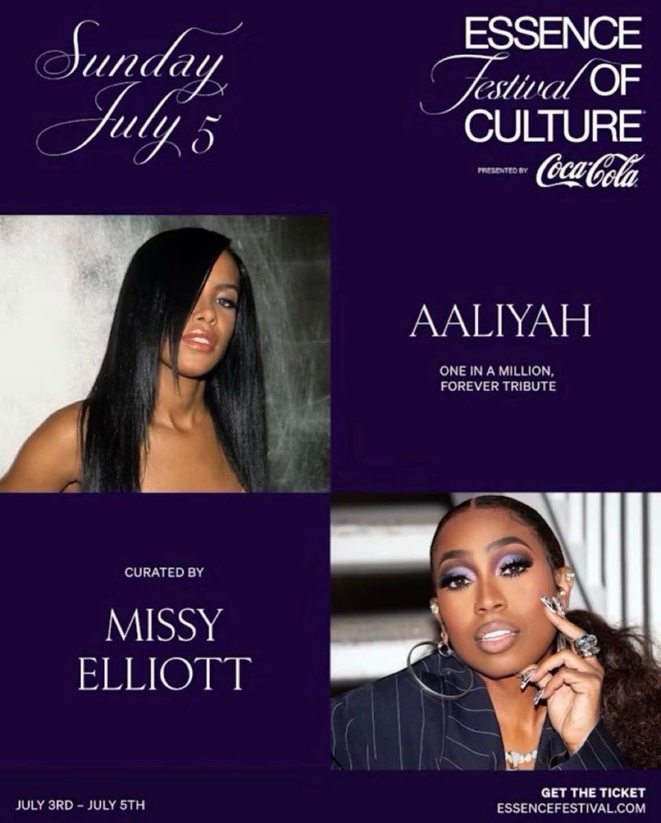 Aaliyah ESSENCE Festival tribute (photo 2 of 2)