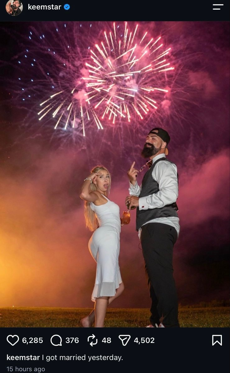 Keemstar married