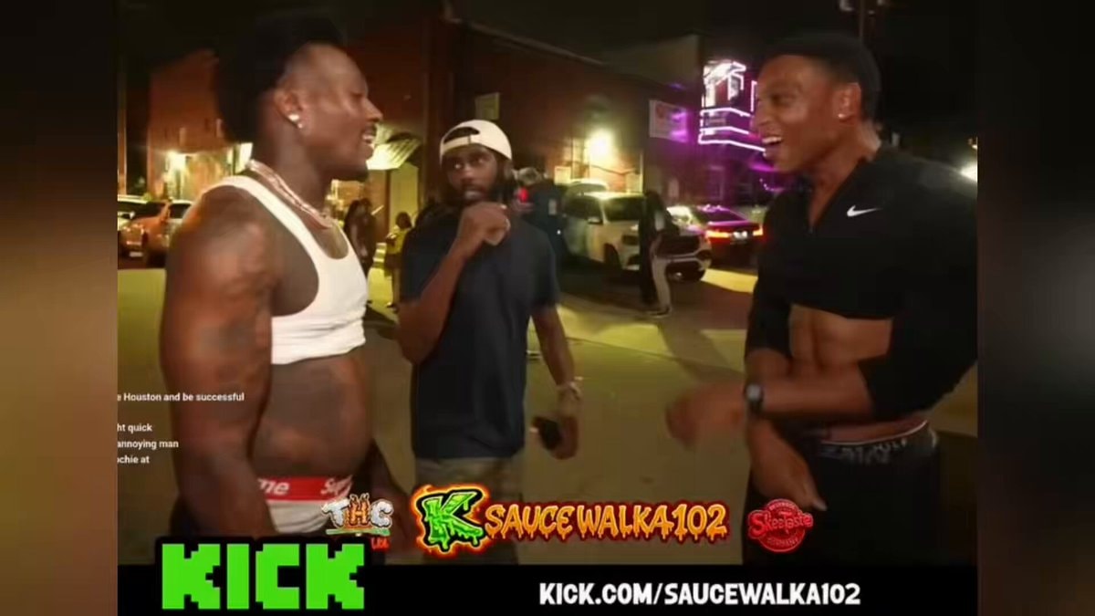 Sauce Walka headbutt live stream