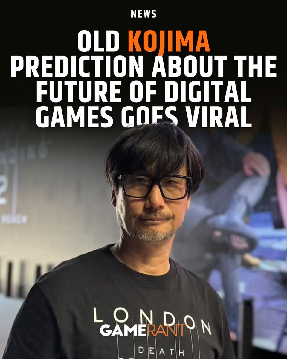Hideo Kojima prediction goes viral (photo 1 of 2)