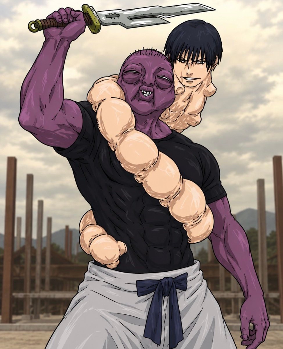purple creature artwork