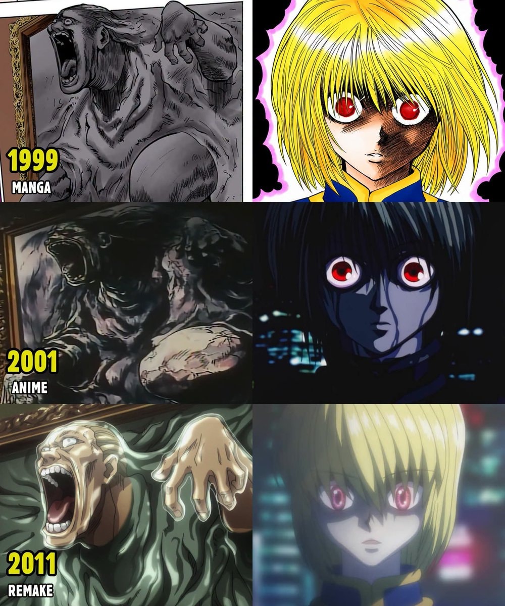 Hunter x Hunter art comparison
