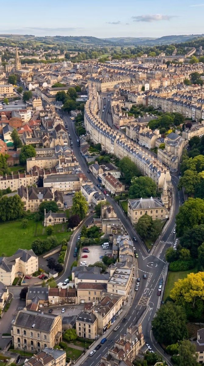 Bath England aerial view