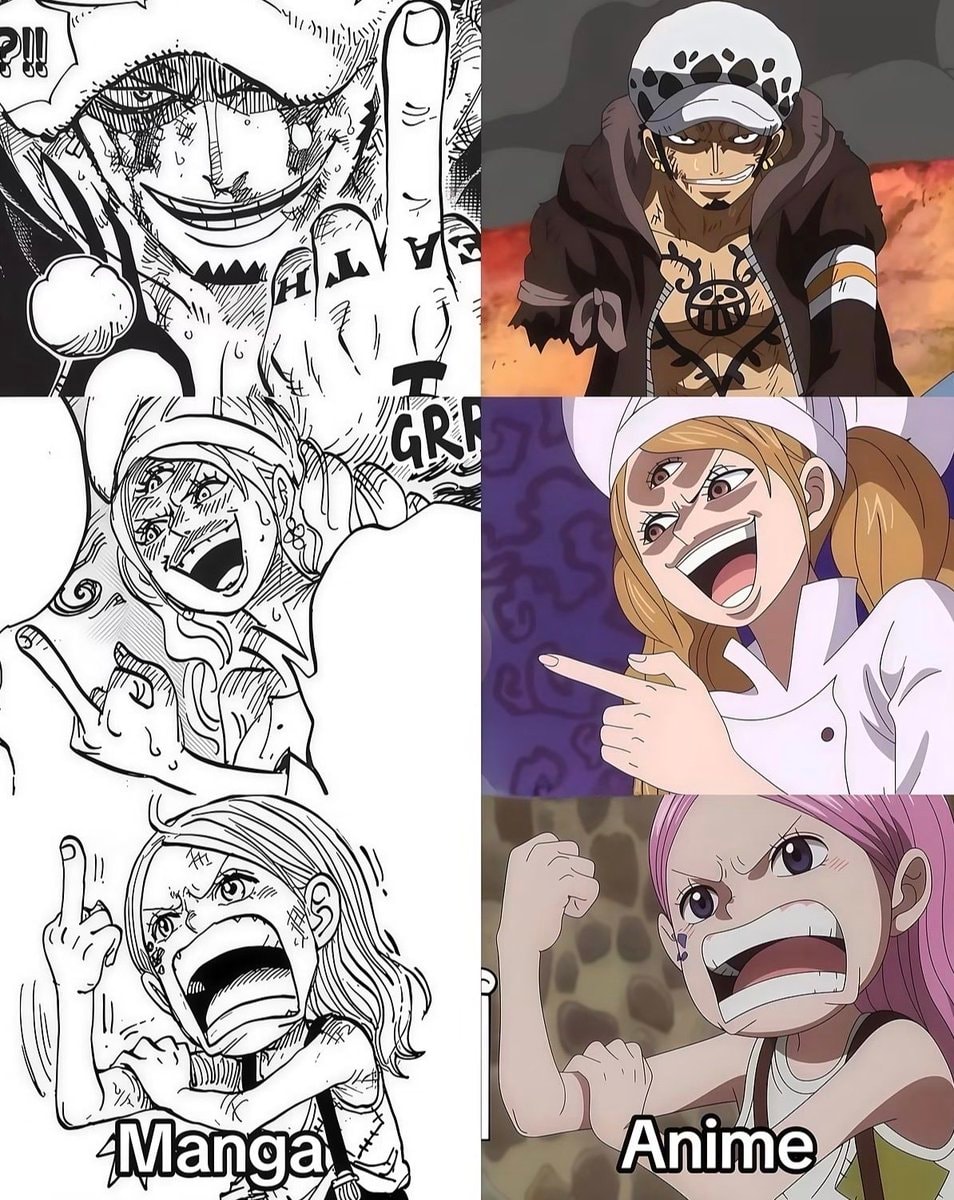 Anime vs Manga comparison
