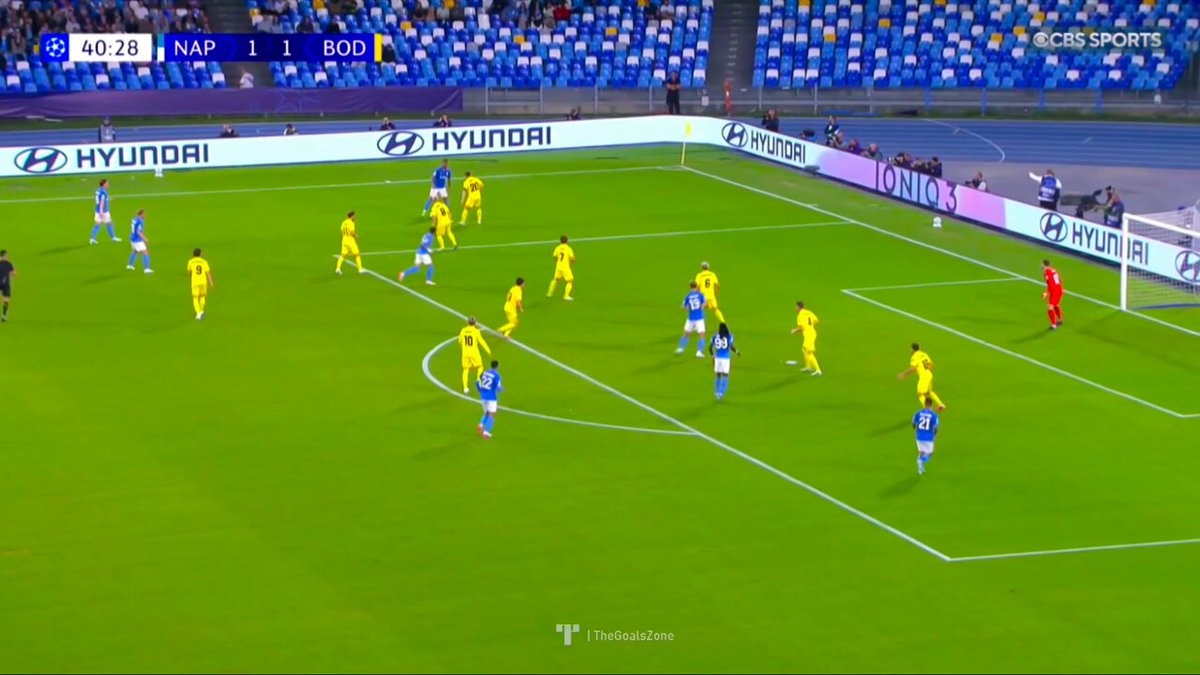 Scott McTominay scores for Napoli vs BOD