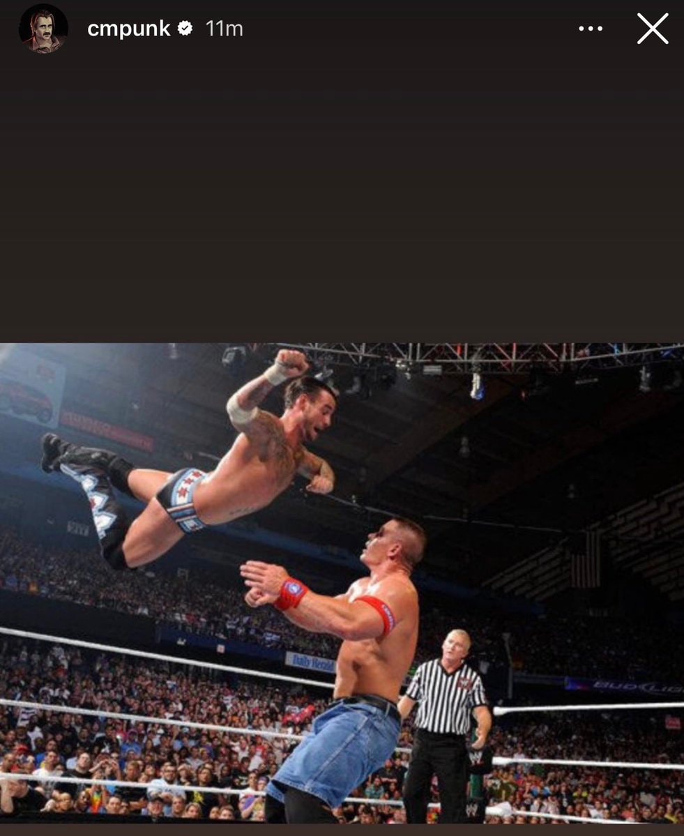 CM Punk John Cena 15 year anniversary (photo 2 of 2)