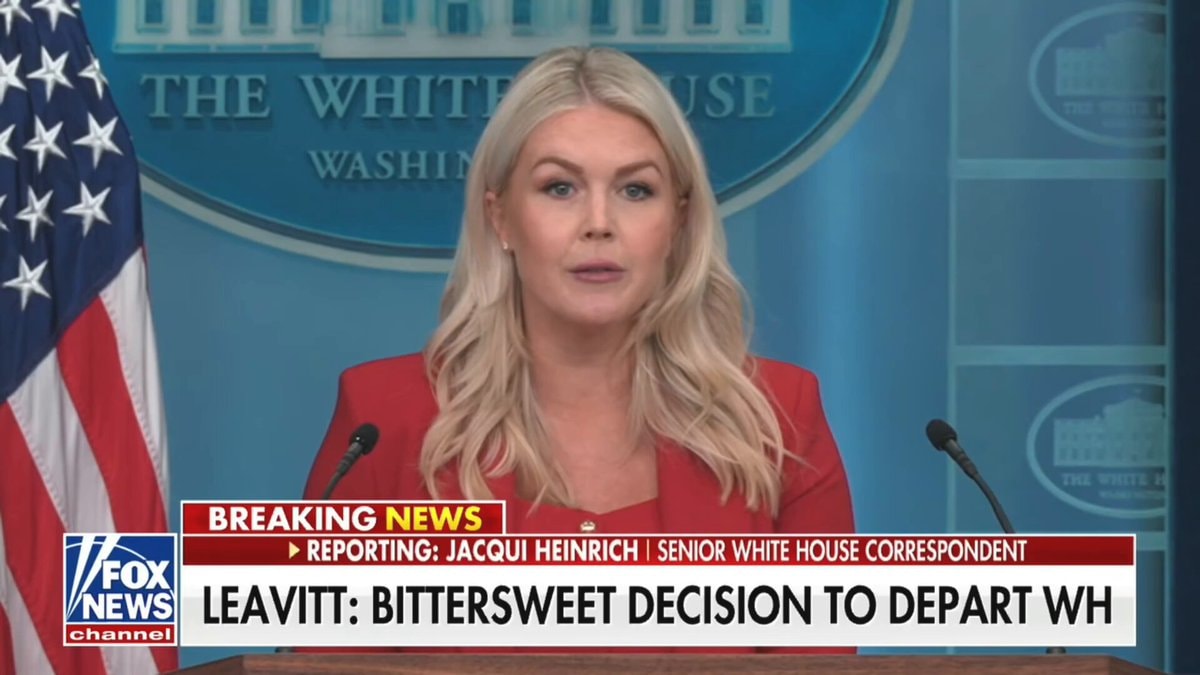 Karoline Leavitt steps down
