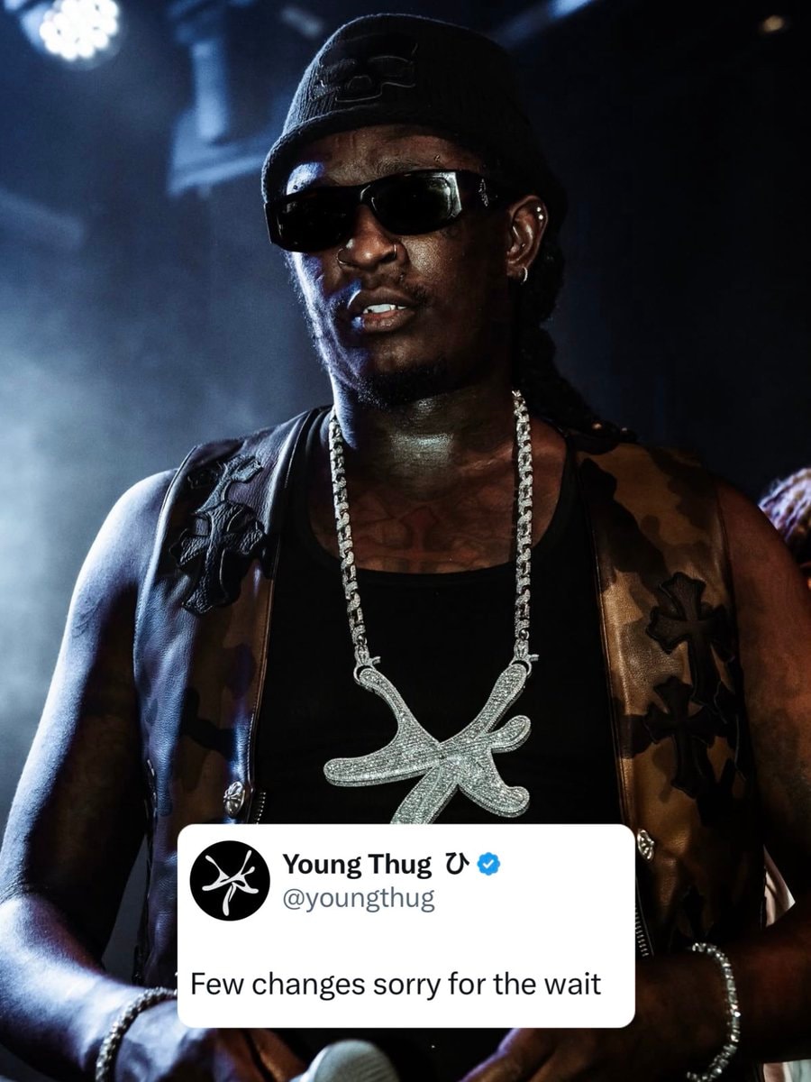 Young Thug Slime Language 3 status (photo 1 of 2)