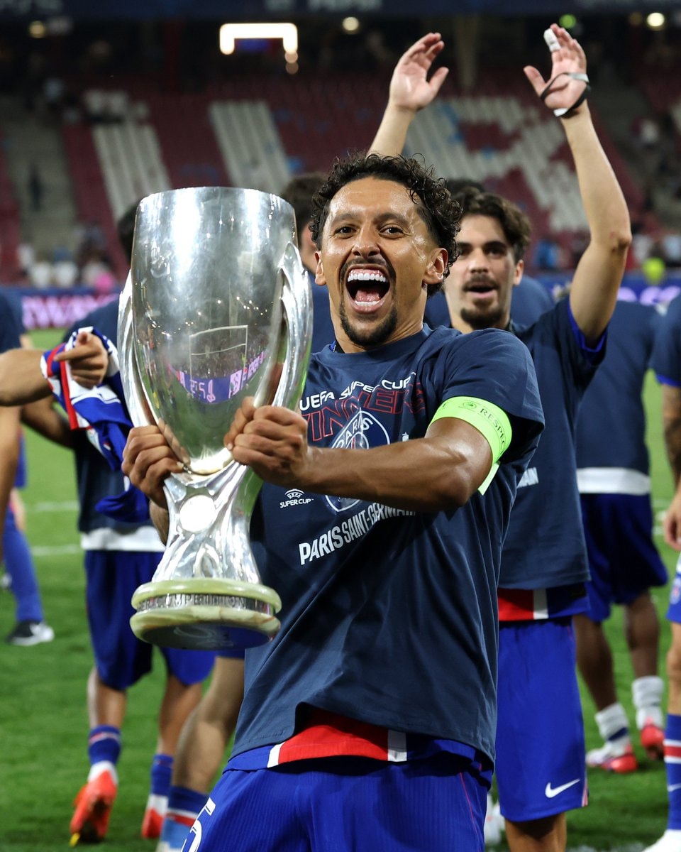 Marquinhos UEFA Super Cup winner