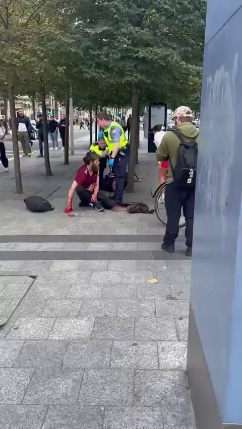 Dublin stabbing O'Connell Street