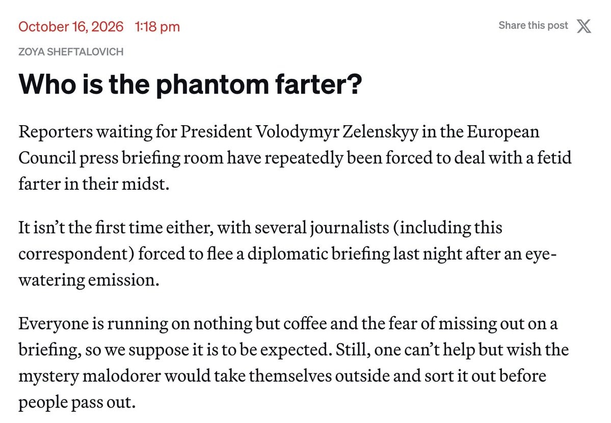 phantom farter Zelenskyy presser