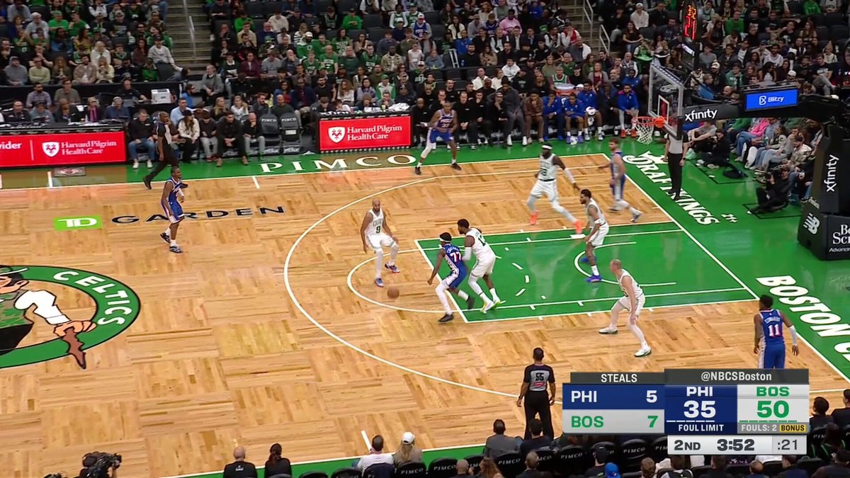 Paul George Celtics first bucket