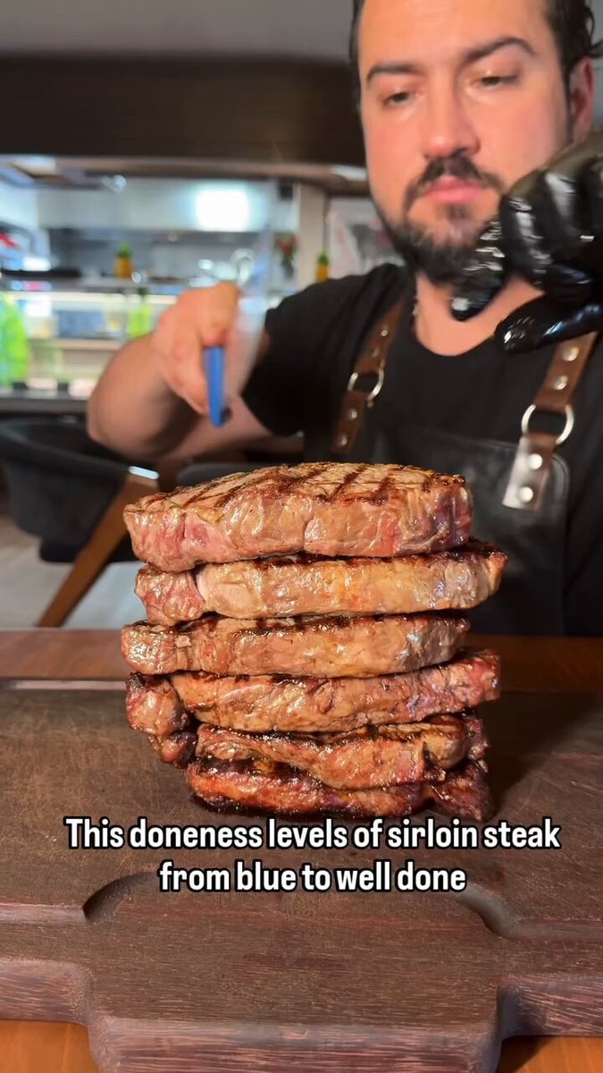 Steak doneness levels